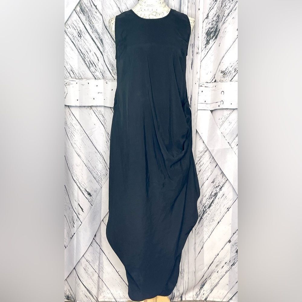 Viadellerose Asymmetrical Sleeveless Dress Black M